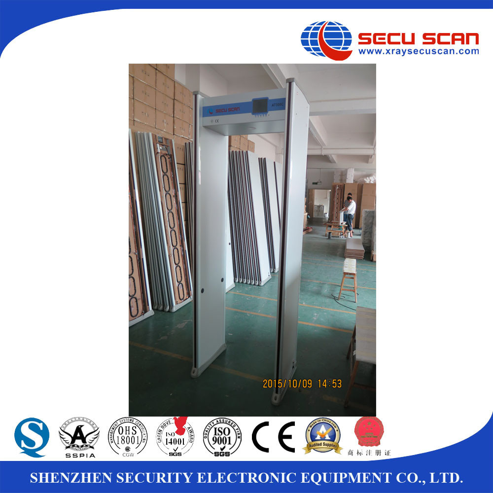 Indoor 24 Zones Walk Through Scanner Archway Metal Detector Door Frame