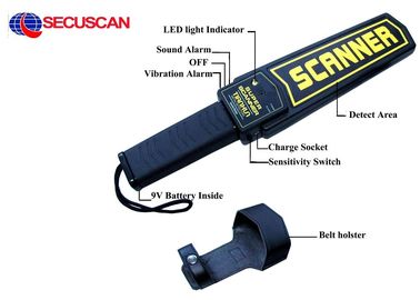 Portable 7V 9V Hand Held Metal Detector Tongkat Detektor Logam Kecil
