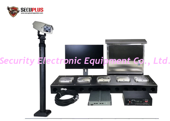 Area Scan Flush Mount Under Vehicle Surveillance System dengan resolusi pemindaian 4096P dan alarm senjata