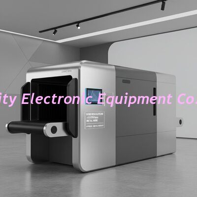 220AVC 50Hz X Ray Baggage Scanner Dengan Resolusi Kawat Di Bawah 00787mm Kawat Logam dan Sekitar 120 Kg Berat untuk Screening