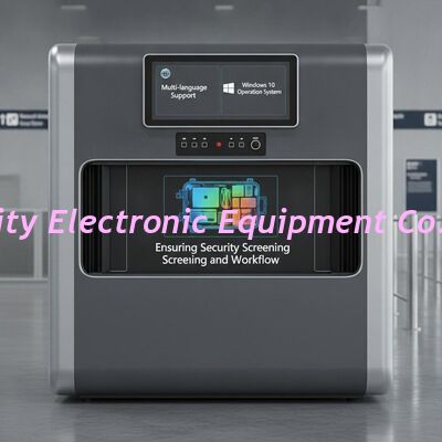 Dukungan multi-bahasa XRay Baggage Scanner Menggunakan Sistem Operasi Windows 10 Memastikan Pemeriksaan Keamanan dan Aliran Kerja