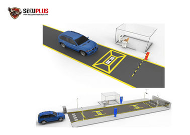 Peringatan FOD Auto 19kHz Camera Under Vehicle Surveillance System