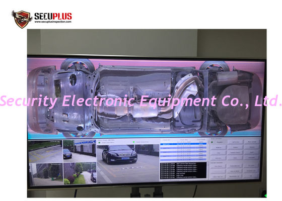 Di Bawah Sistem Inspeksi Kendaraan Dengan Line Scan CCD, IP68 UVSS / UVIS Di Bawah Sistem Pemindaian Pengawasan Inspeksi Kendaraan